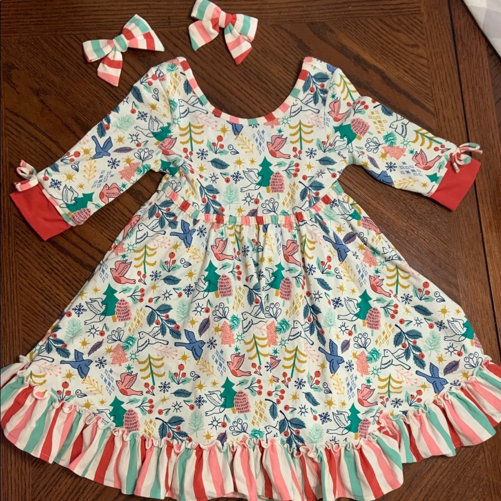 Wildflowers Christmas dress